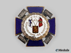 Finland, Republic. A German-Finnish Northern Front Badge, Type I