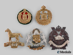 Canada. A Lot Of Five First War Era Alberta Based Regimental Badges