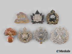 Canada. A Lot Of Seven First War & Second War Manitoba Based Regimental Badges