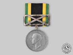 Saxe-Weimar, Grand Duchy. A 1914 General Honour Badge For Merit, Silver Grade, With Sword Clasp