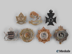 Canada. A Lot Of Seven Second War Saskatchewan Based Regimental Badges