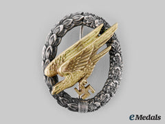 Germany, Luftwaffe. A Fallschirmjäger Badge, Type D, By C.e. Juncker