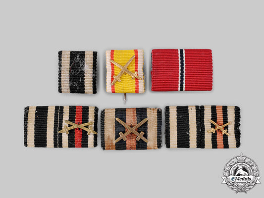 germany,_imperial._a_lot_of_medal_ribbon_bars_ci19_3806_2