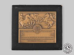 Germany, Weimar Republic. An Equestrian Federation (Drv) Award For Merit In Raising And Training Of German Horses, Named To Karl Rusch
