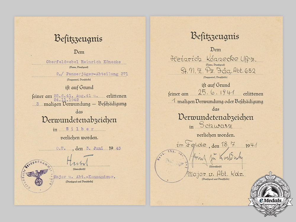 germany,_wehrmacht._a_lot_of_award_documents,_leutnant_könecke,_panzer-_jäger-_abteilung652/371_ci19_4259_2_1
