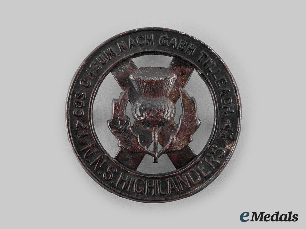 canada,_commonwealth._a_north_nova_scotia_highlanders_glengarry_badge,_c.1940_ci19_4365_1