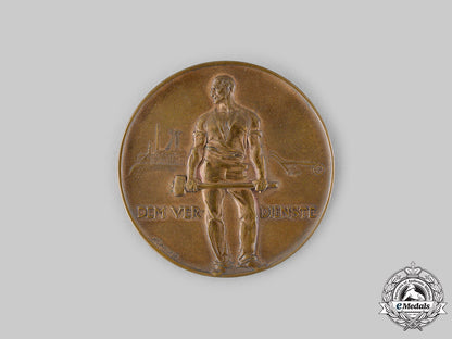 germany,_imperial._a1912_freiberg_ore_mountains_exhibition_medallion,_with_case,_by_friedrich_wilhelm_hörnlein_ci19_4423