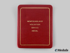Canada, United Kingdom. A Newfoundland Volunteer War Service Medal Case