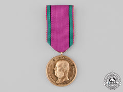 Saxe-Altenburg, Duchy. A Saxe-Ernestine House Order, Golden Merit Medal By Friedrich Ferdinand Helfricht