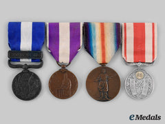 Japan, Empire. A Lot Of Four Medals