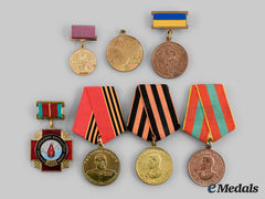 Russia, Soviet Union, Federation; Ukraine. A Lot Of Seven Awards