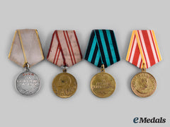 Russia, Soviet Union. A Lot Of Four Medals