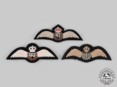 Canada, Australia, United Kingdom. Three Air Force Pilot Wings