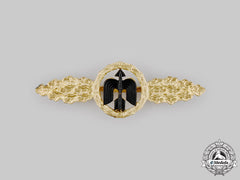 Germany, Federal Republic. A Luftwaffe Short Range Day Fighter Combat Clasp, Gold Grade, 1957 Version