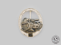 Germany, Federal Republic. A Special Grade Panzer Assault Badge For 50 Engagements, 1957 Version