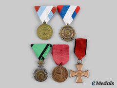 Serbia, Kingdom. A Lot Of Five Awards