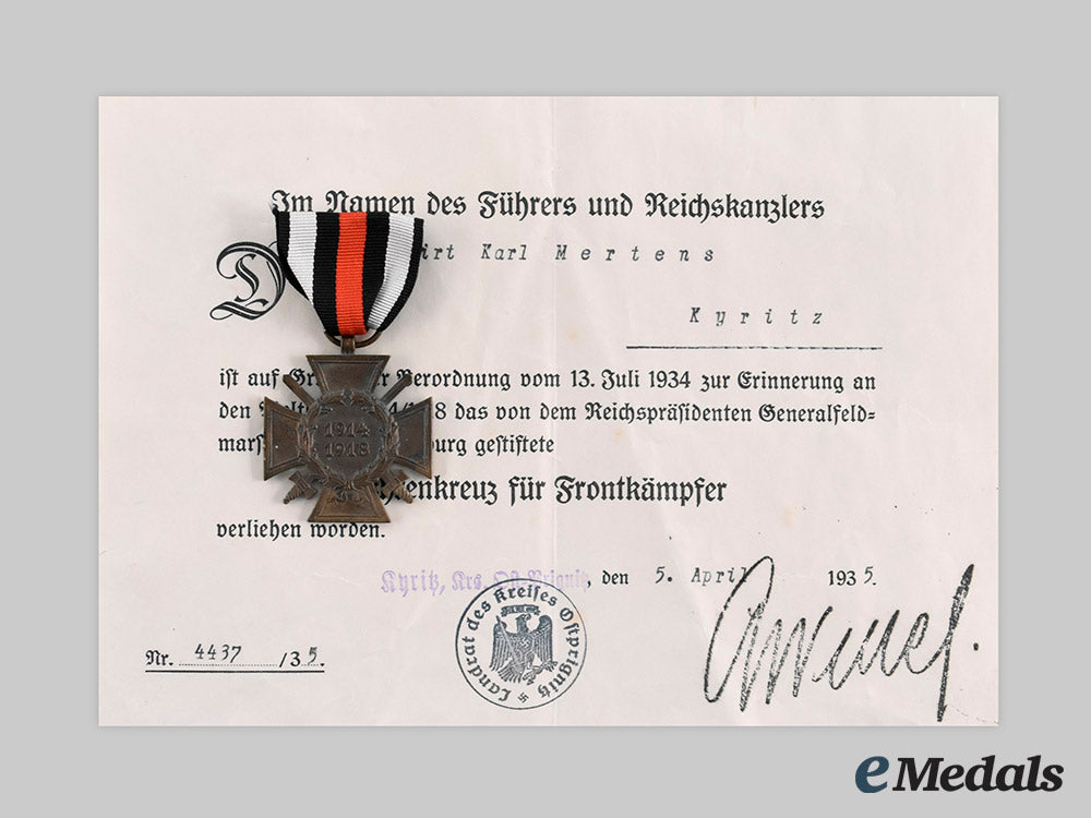 germany,_third_reich._an_honour_cross_of_the_world_war1914/1918,_with_award_document_to_karl_mertens_ci19_5038_1_1
