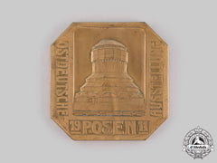Germany, Imperial. A 1911 Posen Eastern German Exhibition Commemorative Table Medal