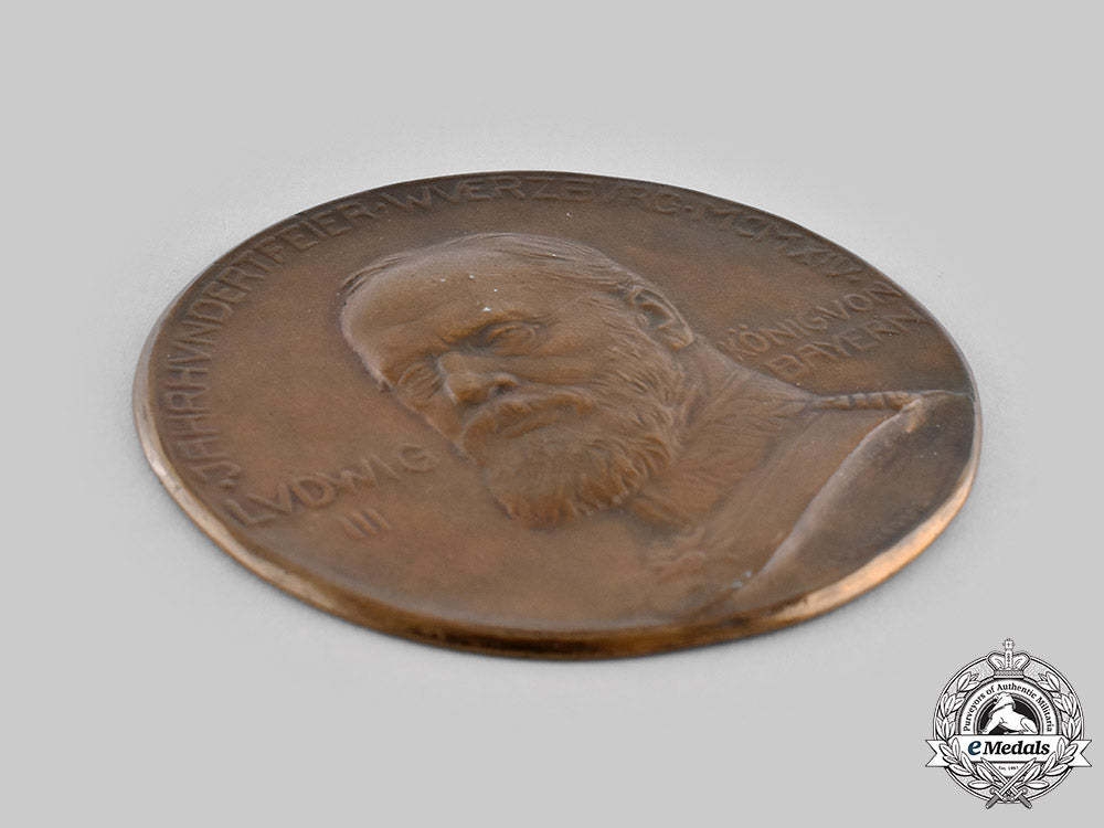 bavaria,_kingdom._a_king_ludwig_iii_würzburg_centenary_plaque_ci19_5069