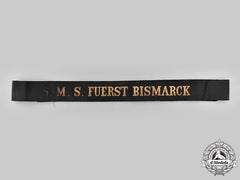 Germany, Imperial. An S.m.s. Fürst Bismarck Cap Tally Ribbon