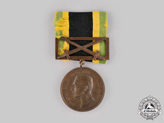 Saxe-Weimar-Eisenach, Grand Duchy. A General Honour Medal In Bronze With Sword Clasp, C.1914