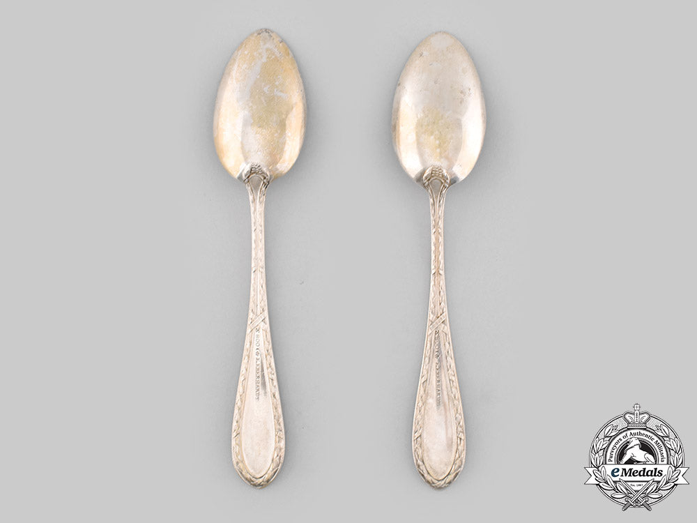 saxe-_weimar-_eisenach,_grand_duchy._a_pair_of_silver_teaspoons_by_m.h._wilkens&_söhne_ci19_5184