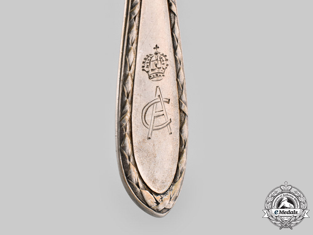 saxe-_weimar-_eisenach,_grand_duchy._a_pair_of_silver_teaspoons_by_m.h._wilkens&_söhne_ci19_5186