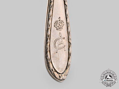 saxe-_weimar-_eisenach,_grand_duchy._a_pair_of_silver_teaspoons_by_m.h._wilkens&_söhne_ci19_5186