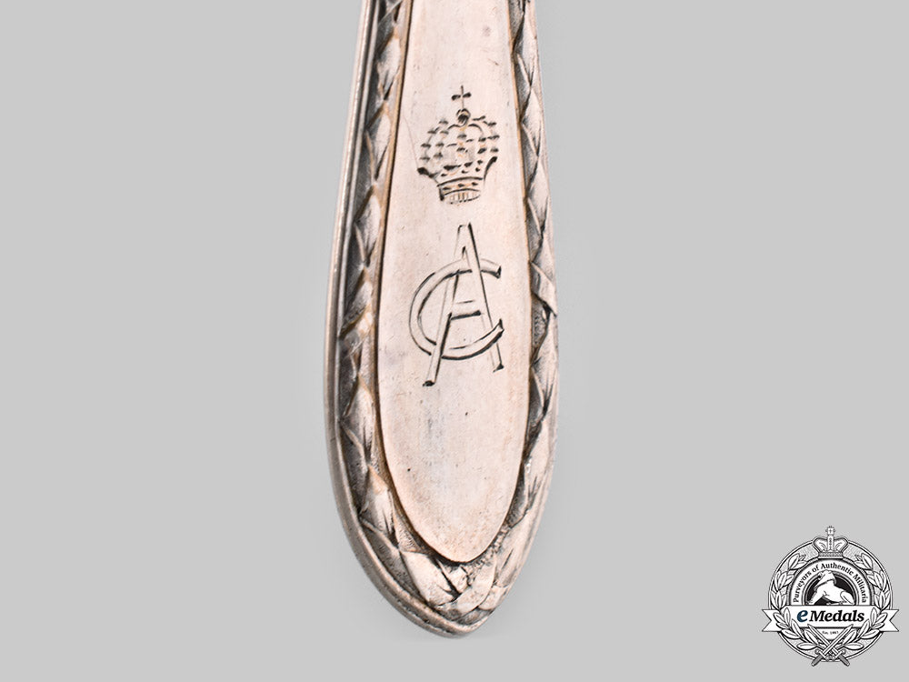 saxe-_weimar-_eisenach,_grand_duchy._a_pair_of_silver_teaspoons_by_m.h._wilkens&_söhne_ci19_5187