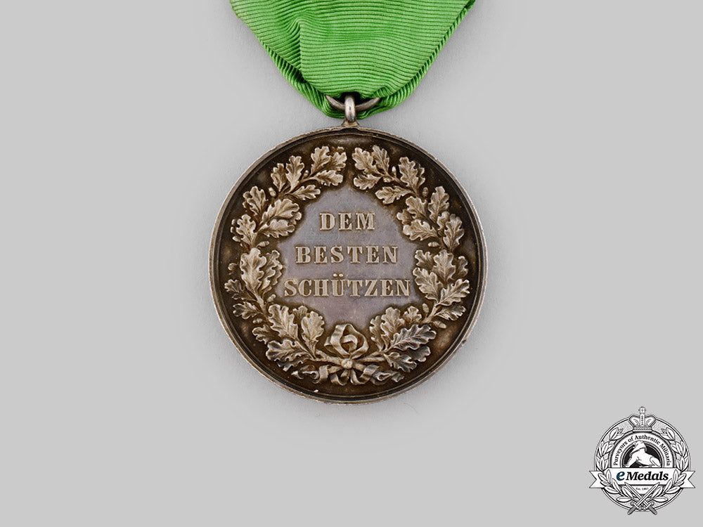 saxony,_kingdom._a_silver_marksmanship_medal,_by_max_barduleck_ci19_5249