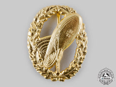 Germany, Wehrmacht. A Balloon Observer’s Badge, Gold Grade, Post-1957 Reissue