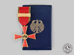 Germany, Federal Republic. An Order Of Merit, Cross Of Merit For Men On Employment Jubilee Ribbon 1957-1966