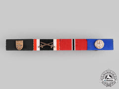 Germany, Wehrmacht. A Medal Ribbon Bar, 1957 Issue