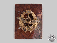 Turkey, Ottoman Empire. An Aviation Squadrons Of The Ottoman Empire Pilot's Badge