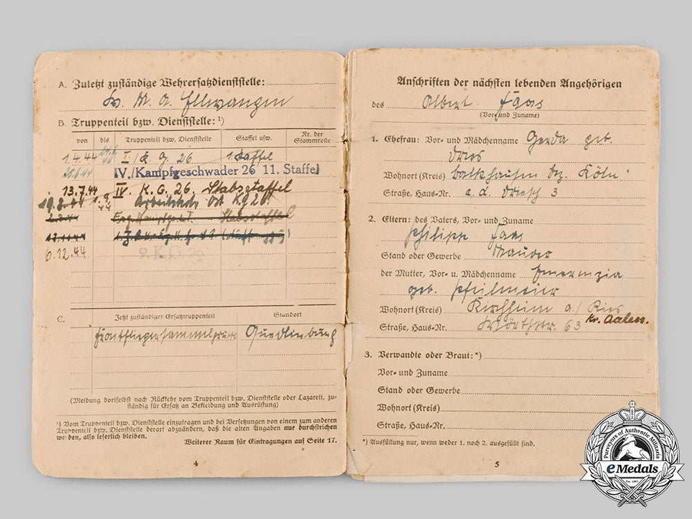 germany,_luftwaffe._a_soldbuch_to_albert_faas,_kampfgeschwader26_ci19_6189