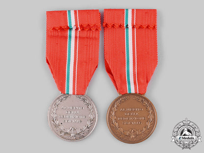 italy,_republic._two_social_service_medals,_silver_and_bronze_grades_ci19_6239