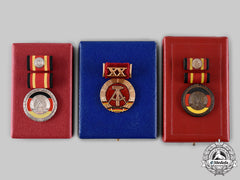 Germany, Democratic Republic (East Germany). A Lot Of Three Medals