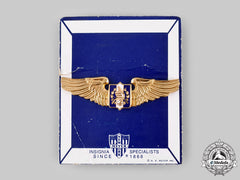 Guatemala, Republic. An Air Force Pilot Badge, By N.s.meyer, New York
