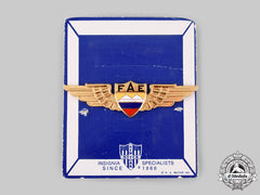 Ecuador, Republic. An Air Force Pilot Badge, By N.s.meyer, New York