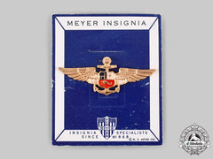 Peru, Republic. An Air Force Pilot Badge, By N.s.meyer, New York