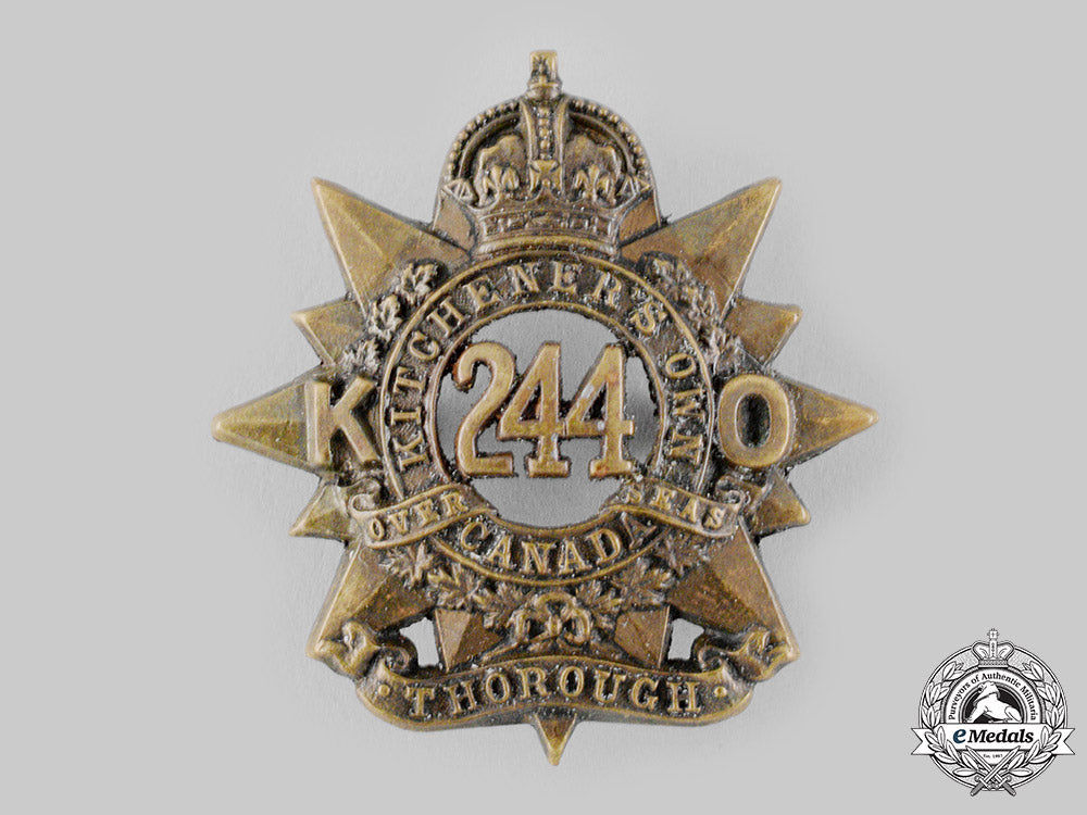 canada,_cef._a244_th_infantry_battalion"_kitchener's_own"_cap_badge,_c.1915_ci19_6445_1