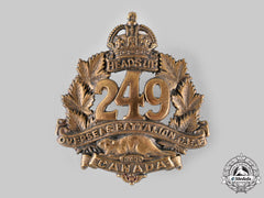 Canada, Cef. A 249Th Infantry Battalion Cap Badge, C.1917