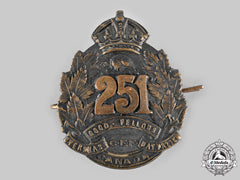 Canada, Cef. A 251St Infantry Battalion "Good Fellows Battalion" Cap Badge, By Stanley & Aylward, C.1917