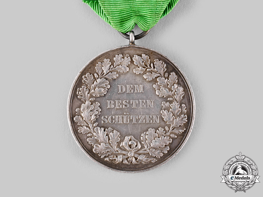 saxony,_kingdom._a_silver_marksmanship_medal,_by_max_barduleck_ci19_6510