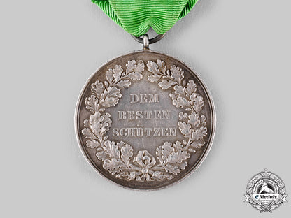 saxony,_kingdom._a_silver_marksmanship_medal,_by_max_barduleck_ci19_6510