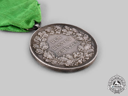 saxony,_kingdom._a_silver_marksmanship_medal,_by_max_barduleck_ci19_6512