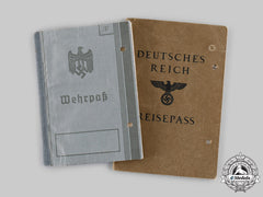 Germany, Heer. A Wehrpaß & Passport To Jewish Refugee Emigrating To Palestine In Early 1939
