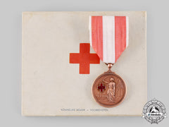 Netherlands, Kingdom. A Medal Of Merit Of The Dutch Red Cross, Ii Class Bronze Grade, C.1945