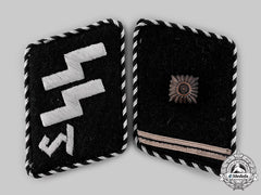 Germany, Ss. A Rare Set Of Ss Bad Tölz Training School Scharführer Collar Tabs