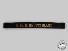 Germany, Imperial. A Sms Deutschland Cap Tally Ribbon